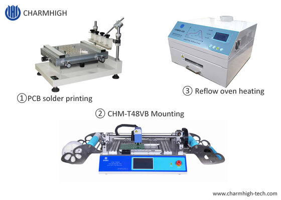 Linea macchina di SMT più calda della stampante 3040/CHMT48VB SMT Pnp dello stampino/forno 420 di riflusso